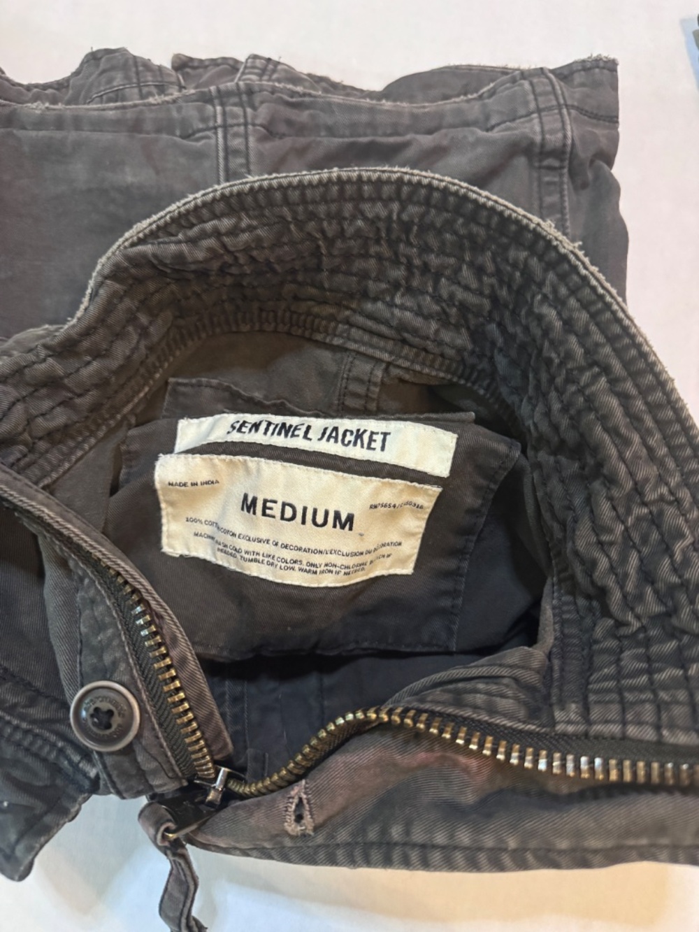 Abercrombie And Fitch Women's Medium Utility Military Jacket Brown Many Pockets - Picture 10 of 11